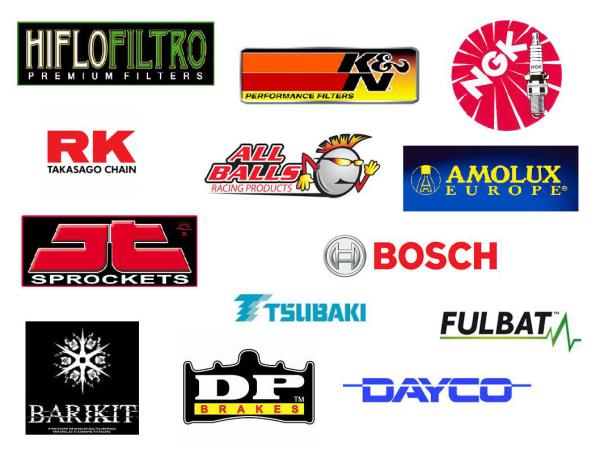 logos accesorios y repuestos motos